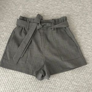 Zara plaid shorts